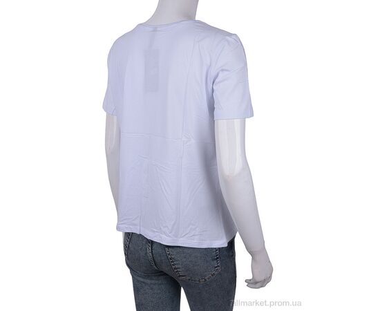 Фотография Футболка женская Лето 3488-2304-5 white (4 шт. р.сетка One size) "Мир" недорого оптом от прямого поставщика, изображение 2