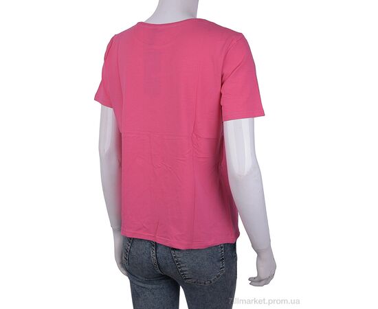 Фотография Футболка женская Лето 3488-2304-6 pink (4 шт. р.сетка One size) "Мир" недорого оптом от прямого поставщика, изображение 2