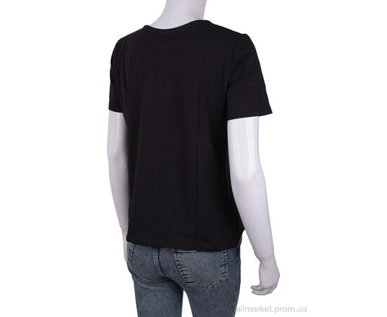 Фотография Футболка женская Лето 3488-2303-1 black (4 шт. р.сетка One size) "Мир" недорого оптом от прямого поставщика, изображение 2