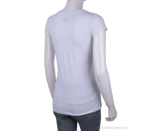 Фотография Футболка женская Лето 3488-00677-2 white (4 шт. р.сетка One size) "Мир" недорого оптом от прямого поставщика, изображение 2