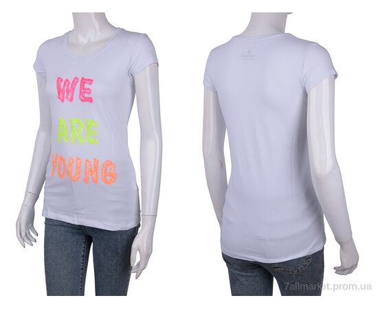 Фотография Футболка женская Лето 3488-00677-2 white (4 шт. р.сетка One size) "Мир" недорого оптом от прямого поставщика, изображение 3
