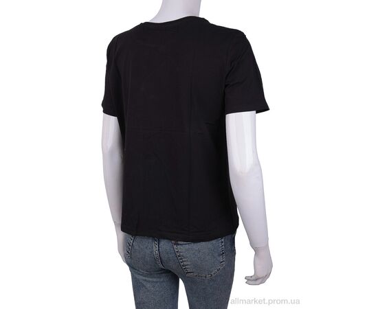 Фотография Футболка женская Лето 3488-3 black (4 шт. р.сетка One size) "Мир" недорого оптом от прямого поставщика, изображение 2
