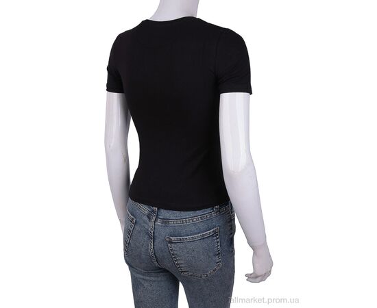 Фотография Футболка женская Лето 3488-2104-1 black (4 шт. р.сетка One size) "Мир" недорого оптом от прямого поставщика, изображение 2