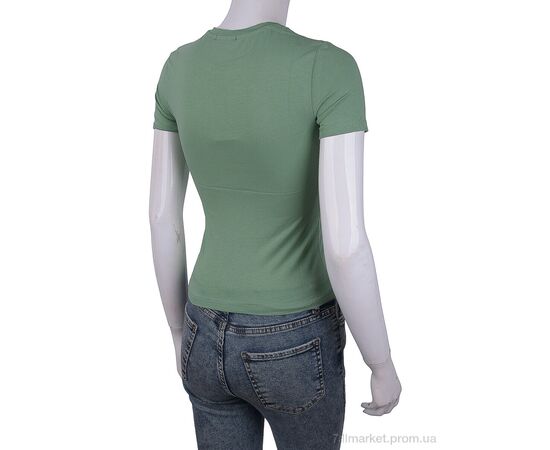 Фотография Футболка женская Лето 3488-2104-2 green (4 шт. р.сетка One size) "Мир" недорого оптом от прямого поставщика, изображение 2