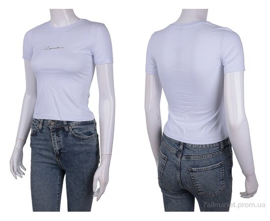 Футболка жіноча Літо 3488-2104-4 white (4 шт. р.сіткаOne size) "Мир" недорого оптом від прямого постачальника, зображення 3