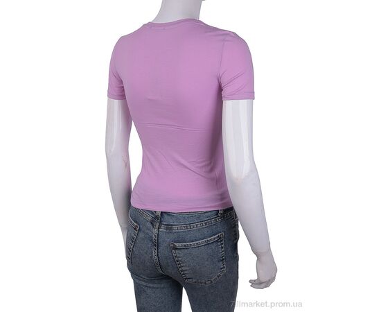 Футболка жіноча Літо 3488-2104-7 pink (4 шт. р.сіткаOne size) "Мир" недорого оптом від прямого постачальника, зображення 2