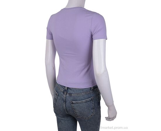 Футболка жіноча Літо 3488-2104-9 l.violet (4 шт. р.сіткаOne size) "Мир" недорого оптом від прямого постачальника, зображення 2