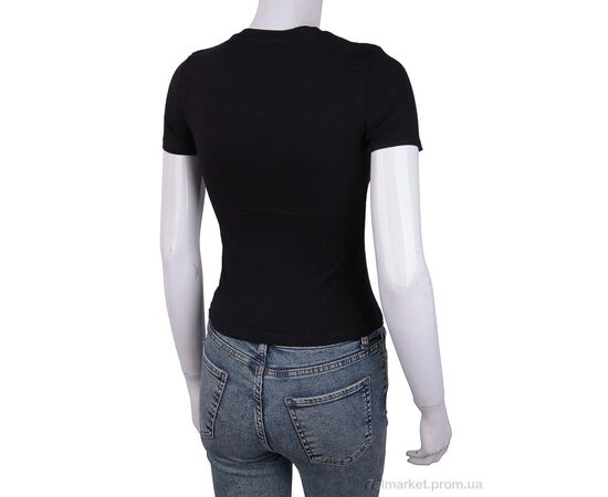 Фотография Футболка женская Лето 3488-2098-1 black (4 шт. р.сетка One size) "Мир" недорого оптом от прямого поставщика, изображение 2