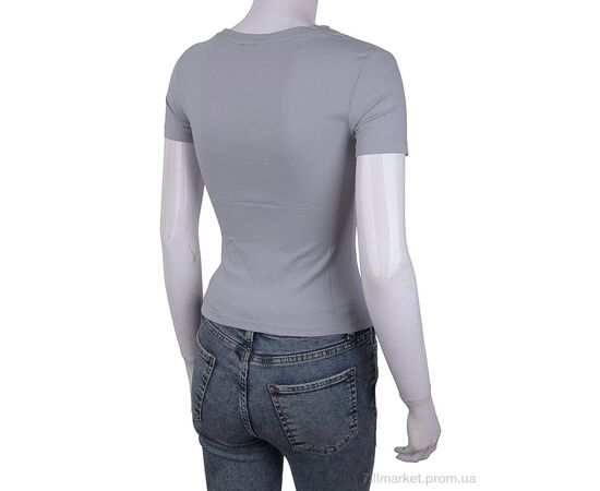 Фотография Футболка женская Лето 3488-2098-2 grey (4 шт. р.сетка One size) "Мир" недорого оптом от прямого поставщика, изображение 2