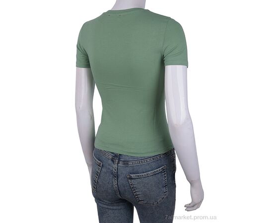 Фотография Футболка женская Лето 3488-2098-3 green (4 шт. р.сетка One size) "Мир" недорого оптом от прямого поставщика, изображение 2