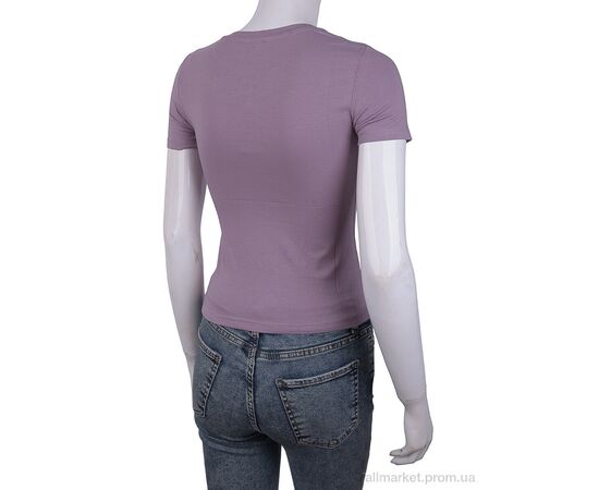 Фотография Футболка женская Лето 3488-2098-6 d.pink (4 шт. р.сетка One size) "Мир" недорого оптом от прямого поставщика, изображение 2