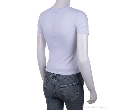 Фотография Футболка женская Лето 3488-2098-7 white (4 шт. р.сетка One size) "Мир" недорого оптом от прямого поставщика, изображение 2