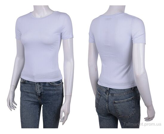 Фотография Футболка женская Лето 3488-2098-7 white (4 шт. р.сетка One size) "Мир" недорого оптом от прямого поставщика, изображение 3