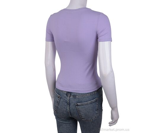 Фотография Футболка женская Лето 3488-2098-8 l.violet (4 шт. р.сетка One size) "Мир" недорого оптом от прямого поставщика, изображение 2