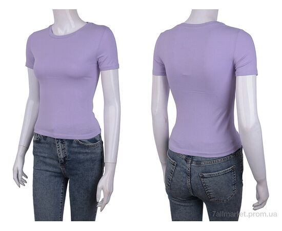 Фотография Футболка женская Лето 3488-2098-8 l.violet (4 шт. р.сетка One size) "Мир" недорого оптом от прямого поставщика, изображение 3