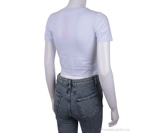Фотография Футболка женская Лето 3488-0087-1 white (4 шт. р.сетка One size) "Мир" недорого оптом от прямого поставщика, изображение 2