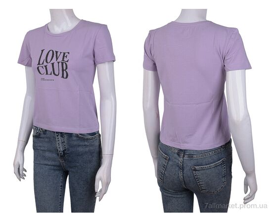 Фотография Футболка женская Лето 3488-005-3 l.violet (4 шт. р.сетка S-M) "Мир" недорого оптом от прямого поставщика, изображение 3