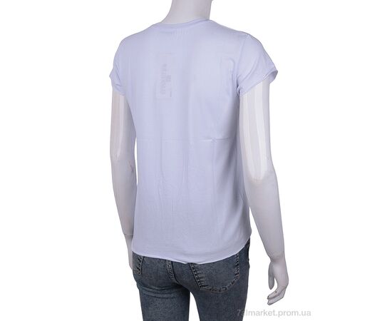 Фотография Футболка женская Лето 3488-2092-1 white (4 шт. р.сетка One size) "Мир" недорого оптом от прямого поставщика, изображение 2