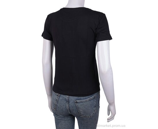 Фотография Футболка женская Лето 3488-1 black (4 шт. р.сетка S-M) "Мир" недорого оптом от прямого поставщика, изображение 2