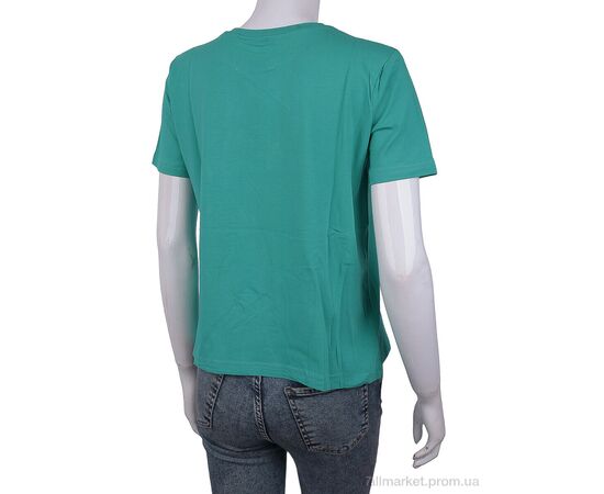 Фотография Футболка женская Лето 3488-25 green (4 шт. р.сетка One size) "Мир" недорого оптом от прямого поставщика, изображение 2