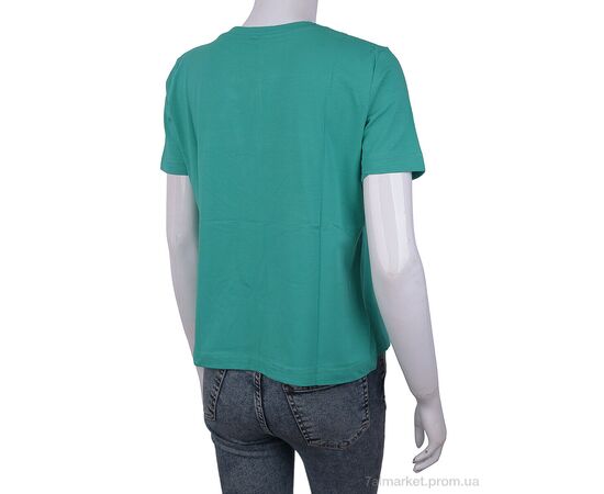 Фотография Футболка женская Лето 3488-32 green (4 шт. р.сетка One size) "Мир" недорого оптом от прямого поставщика, изображение 2