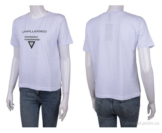 Фотография Футболка женская Лето 3488-33 white (4 шт. р.сетка One size) "Мир" недорого оптом от прямого поставщика, изображение 3