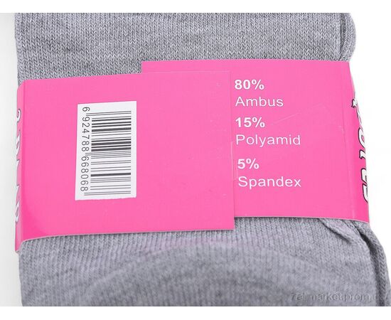 Фотография Носки женские Весна/осень 2-72 (02090) 35-38 grey (12 шт. р.сетка 35-38) "Obuvok" недорого оптом от прямого поставщика, изображение 2