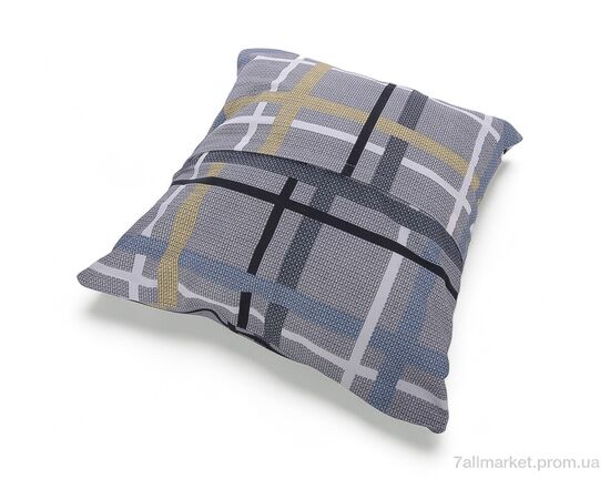 Подушка Весна/осінь Фланель 08008-8 grey (40*40) (2 шт. р.сіткаOne size) "Obuvok" недорого оптом від прямого постачальника, зображення 2