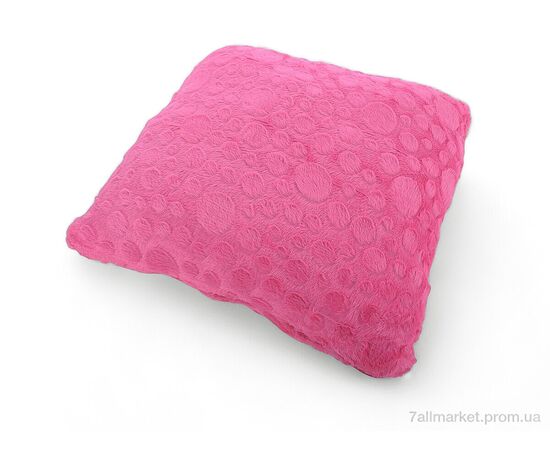 Подушка Весна/осінь Норка круг 08512 pink (42*42) (2 шт. р.сіткаOne size) "Obuvok" недорого оптом від прямого постачальника, зображення 2