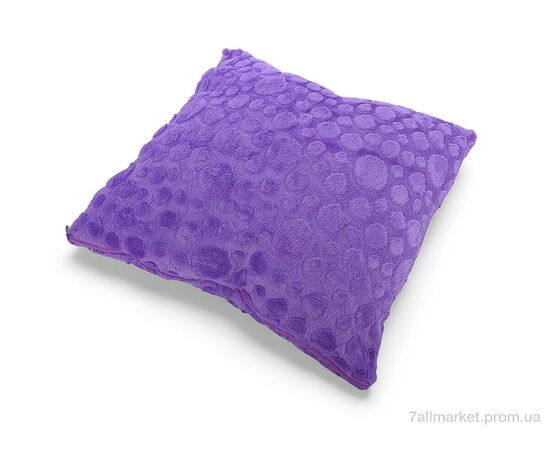 Фотография Подушка Весна/осень Норка круг 08285 violet (42*42) (2 шт. р.сетка One size) "Obuvok" недорого оптом от прямого поставщика, изображение 2