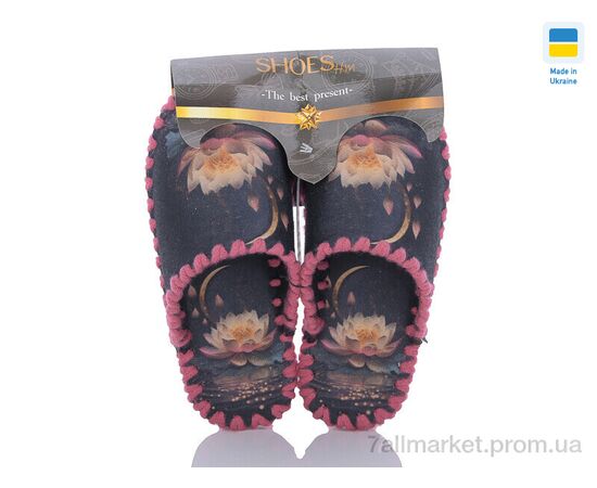 Тапки жіночі для будинку Весна/осінь 5-161 (10 пар р.36-41) "Active" недорого оптом від прямого постачальника, зображення 2