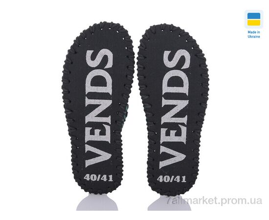 Тапки жіночі для будинку Весна/осінь 164W зелений (9 пар р.36-41) "Active" недорого оптом від прямого постачальника, зображення 3