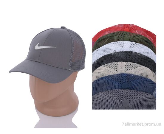Кепка для чоловіків Літо N001-1 mix (5 шт. р.сітка57-59) "KUINH" недорого оптом від прямого постачальника, зображення 2