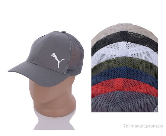 Кепка для чоловіків Літо N001-4 mix (5 шт. р.сітка57-59) "KUINH" недорого оптом від прямого постачальника, зображення 2