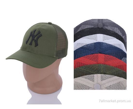 Кепка для чоловіків Літо N001-7 mix (5 шт. р.сітка57-59) "KUINH" недорого оптом від прямого постачальника, зображення 2