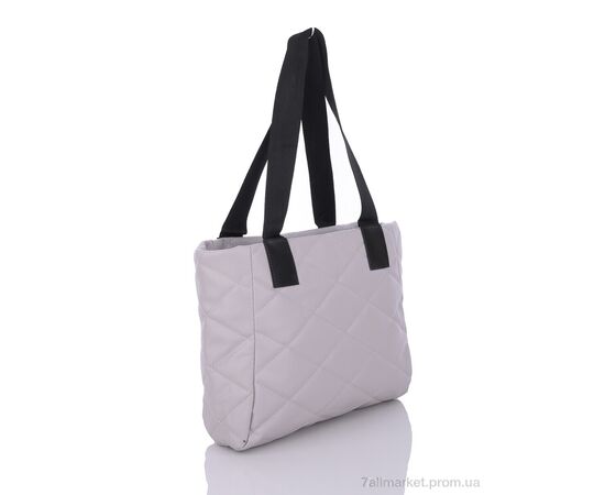 Жіноча сумка 2049-5 grey 28*34*9 см, "David Polo" недорого оптом від прямого постачальника, зображення 2