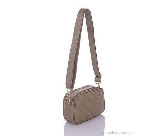 Жіноча сумка 2157-4 beige 16*22*7 см, "David Polo" недорого оптом від прямого постачальника, зображення 2