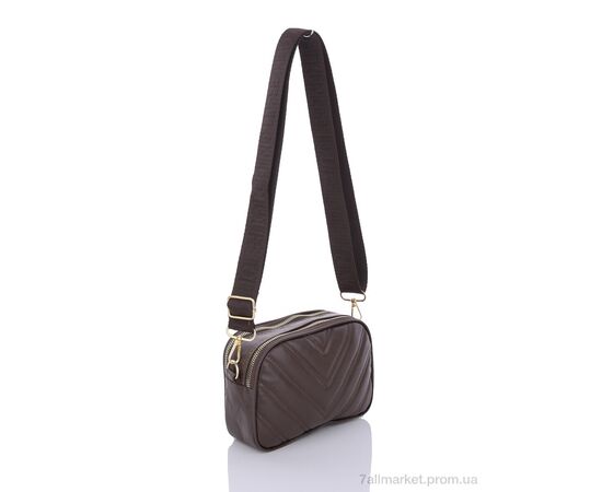 Жіноча сумка 2157-6 brown 16*22*7 см, "David Polo" недорого оптом від прямого постачальника, зображення 2