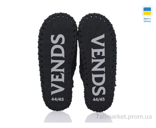 Тапки чоловічі домашні Весна/осінь 316M чорний (9 пар р.40-45) "Active" недорого оптом від прямого постачальника, зображення 3