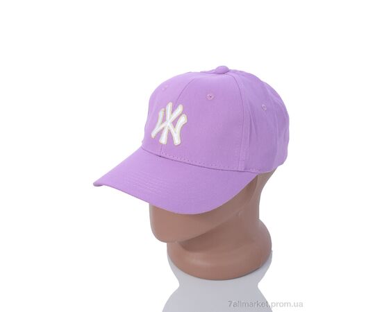 Кепка жіноча Літо BN021-2 violet (5 шт. р.сітка57-59) "KUINH" недорого оптом від прямого постачальника, зображення 2