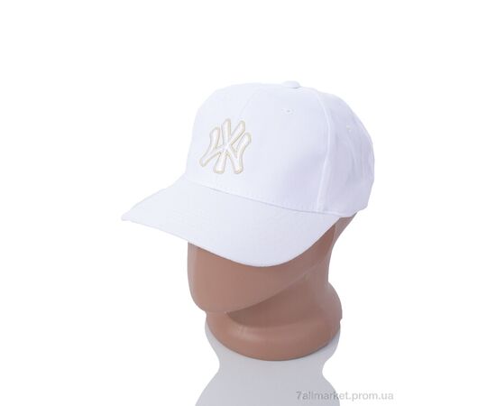 Кепка жіноча Літо BN021-4 white (5 шт. р.сітка57-59) "KUINH" недорого оптом від прямого постачальника, зображення 2