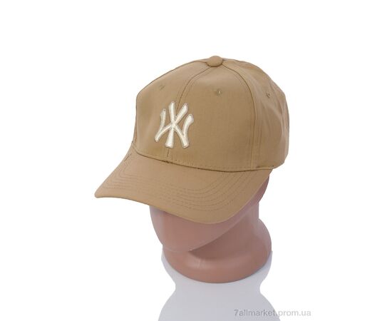 Кепка унісекс Літо BN025-3 khaki (5 шт. р.сітка57-59) "KUINH" недорого оптом від прямого постачальника, зображення 2