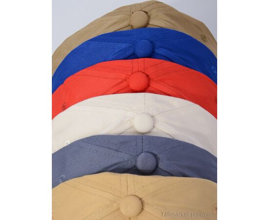 Кепка унісекс Літо BN026 mix (5 шт. р.сітка57-59) "KUINH" недорого оптом від прямого постачальника, зображення 2