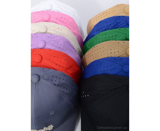 Кепка жіноча Літо BN030 mix (5 шт. р.сітка57-59) "KUINH" недорого оптом від прямого постачальника, зображення 4