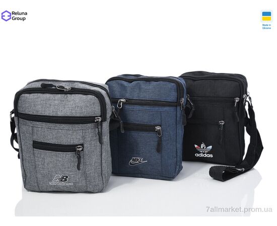 Сумка чоловіча 164-1 mix 21*15*8 см, "Reluna Group" недорого оптом від прямого постачальника, зображення 2