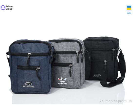 Сумка чоловіча 164-2 mix 21*15*8 см, "Reluna Group" недорого оптом від прямого постачальника, зображення 2