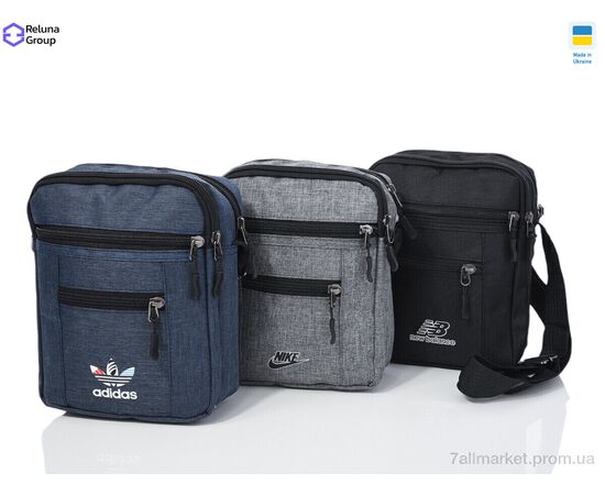 Сумка чоловіча 164-3 mix 21*15*8 см, "Reluna Group" недорого оптом від прямого постачальника, зображення 2