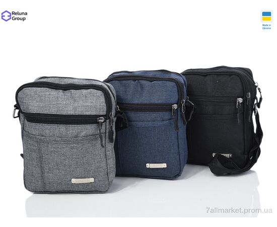 Сумка чоловіча 3-2-1 mix 21*15*8 см, "Reluna Group" недорого оптом від прямого постачальника, зображення 2