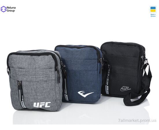 Сумка чоловіча 3-2-2 mix 21*15*8 см, "Reluna Group" недорого оптом від прямого постачальника, зображення 2