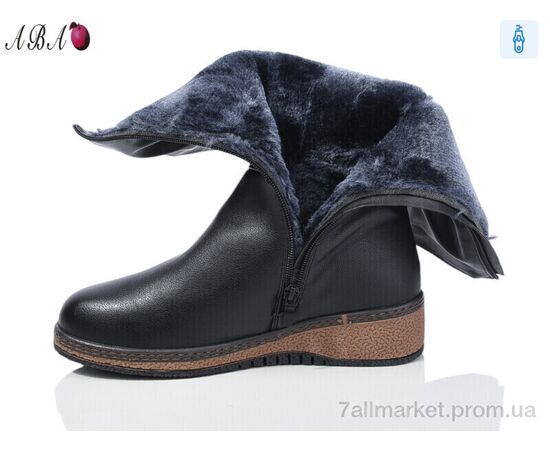 Фотография Сапоги женские удобные зима B2ABA3 (8 пар р.37-42) "Aba" недорого оптом от прямого поставщика, изображение 2